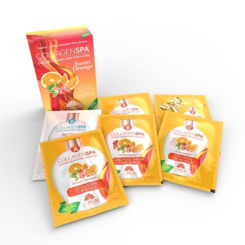 Collagen Spa COLLAGEN SPA 7 STEPS SYSTEM + BOMBER Sweet Orange 60/CASE Collagen Spa COLLAGEN SPA 7 STEPS SYSTEM + BOMBER Sweet Orange 60/CASE