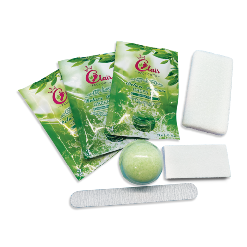 Clair CLAIR PEDI GIFTS Green Tea 7 Step 144/Box Clair CLAIR PEDI GIFTS Green Tea 7 Step 144/Box