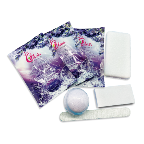 Clair CLAIR PEDI GIFTS Lavender 7 Step 144/Box Clair CLAIR PEDI GIFTS Lavender 7 Step 144/Box