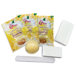 Clair CLAIR PEDI GIFTS Milk & Lemon 7 Step 144/Box