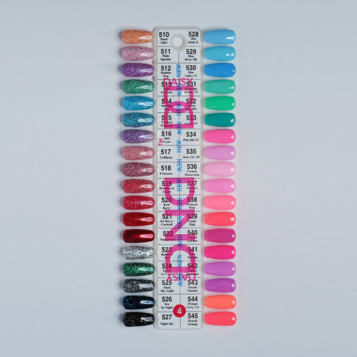 DND Color Sample Chart 4 DND Color Sample Chart 4