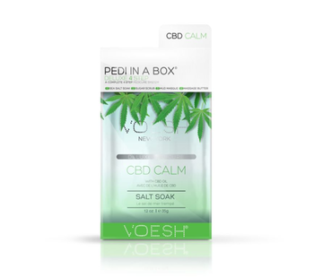 Voesh VOESH Pedi In A Box 4 Step - Hemp Extract Calm Seed Oil Single
