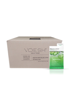 Voesh VOESH Pedi In A Box 4 Step - Cucumber Fresh 50/Box