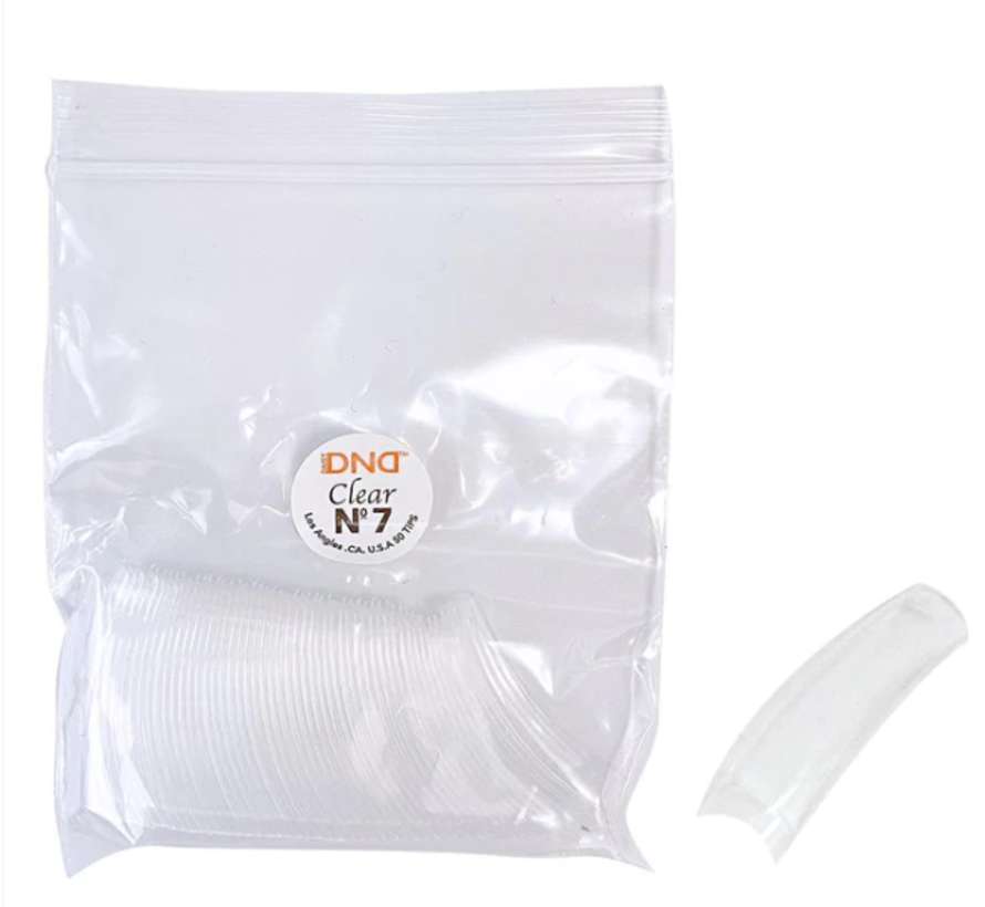 #07 DND Tips Clear 50 pcs (100 packs)