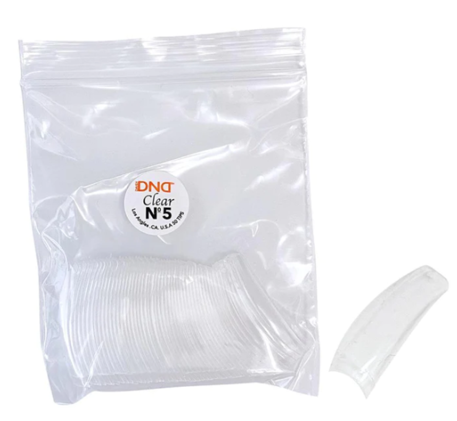#05 DND Tips Clear 50 pcs (100 packs)