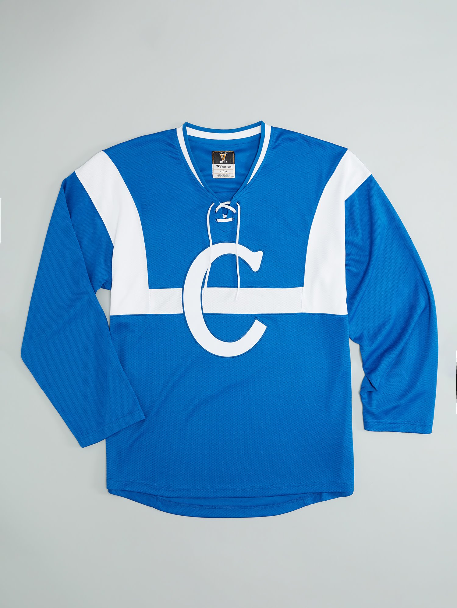 Nhl Habs Blue Jersey 1909 Replica Jersey Tricolore Sports