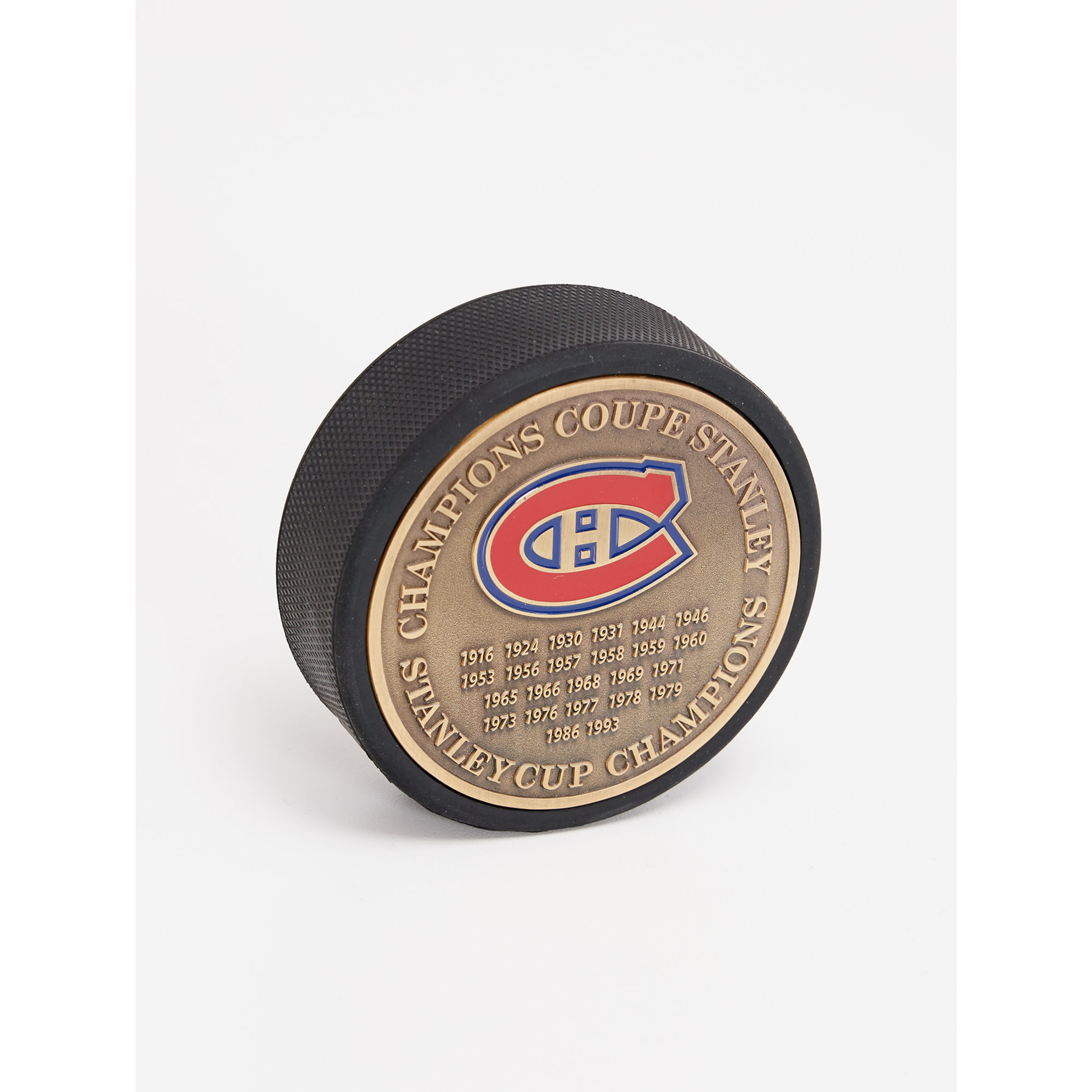 Ancienne Rondelle De Hockey Cooper Vintage – Logo NHL Début D'époque – Orange