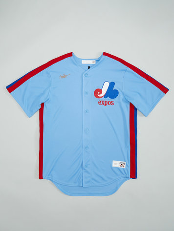 Bulletin Montreal Expos MLB 92-2004 Logo T-Shirt - Royal -  Small : Sports & Outdoors