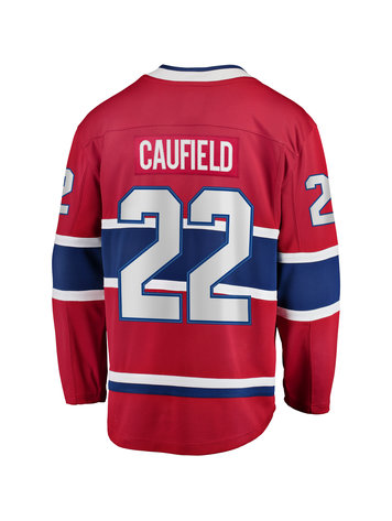 Men's Adidas Cole Caufield Red Montreal Canadiens Home Primegreen Authentic Pro Player Jersey