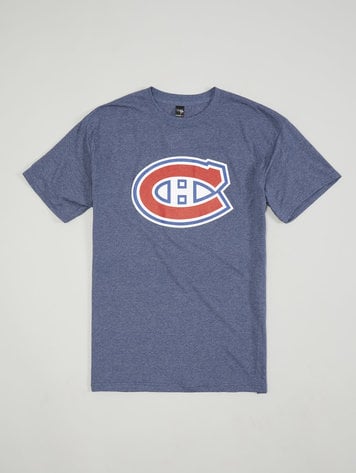 Logo de l'équipe principale des Canadiens de Montréal de marque Fanatics  bleu marine - T-shirt