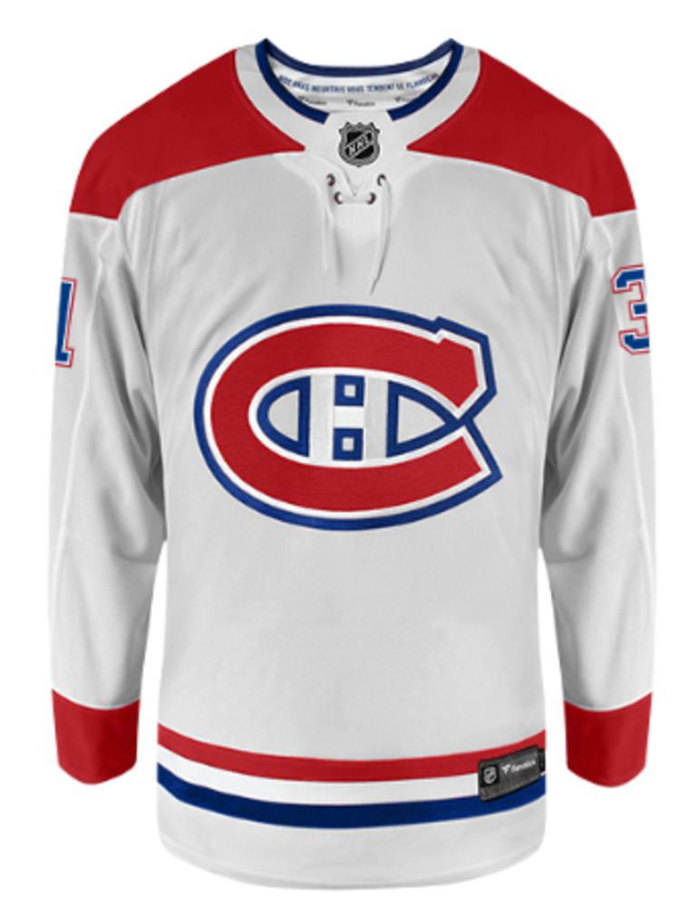 Youth Fanatics Branded Carey Price Red Montreal Canadiens Replica Player  Jersey