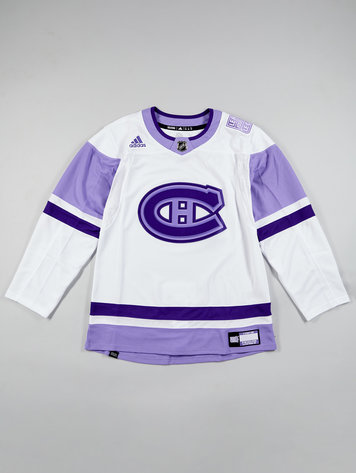 Hockey Fights Cancer Tampa Bay Lightning Purple 255J Adidas NHL Authentic  Pro Jersey