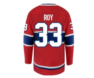 Montreal Canadiens #33 Patrick Roy Breakaway Home Jersey
