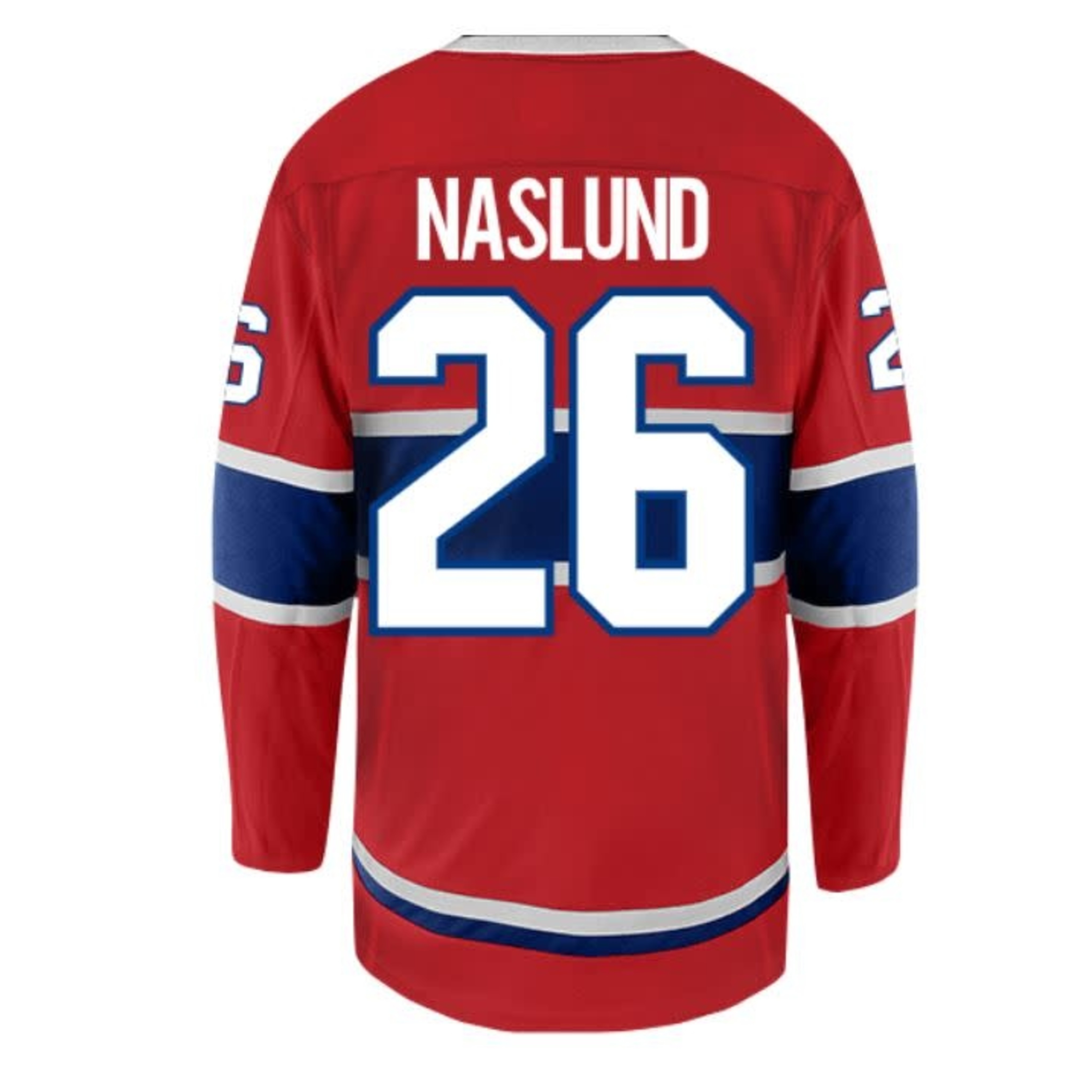 SRVC0526 CHANDAIL REPLIQUE 2017 NASLUND 26 COLLE PRO ROUGE Club de Hockey des Canadiens