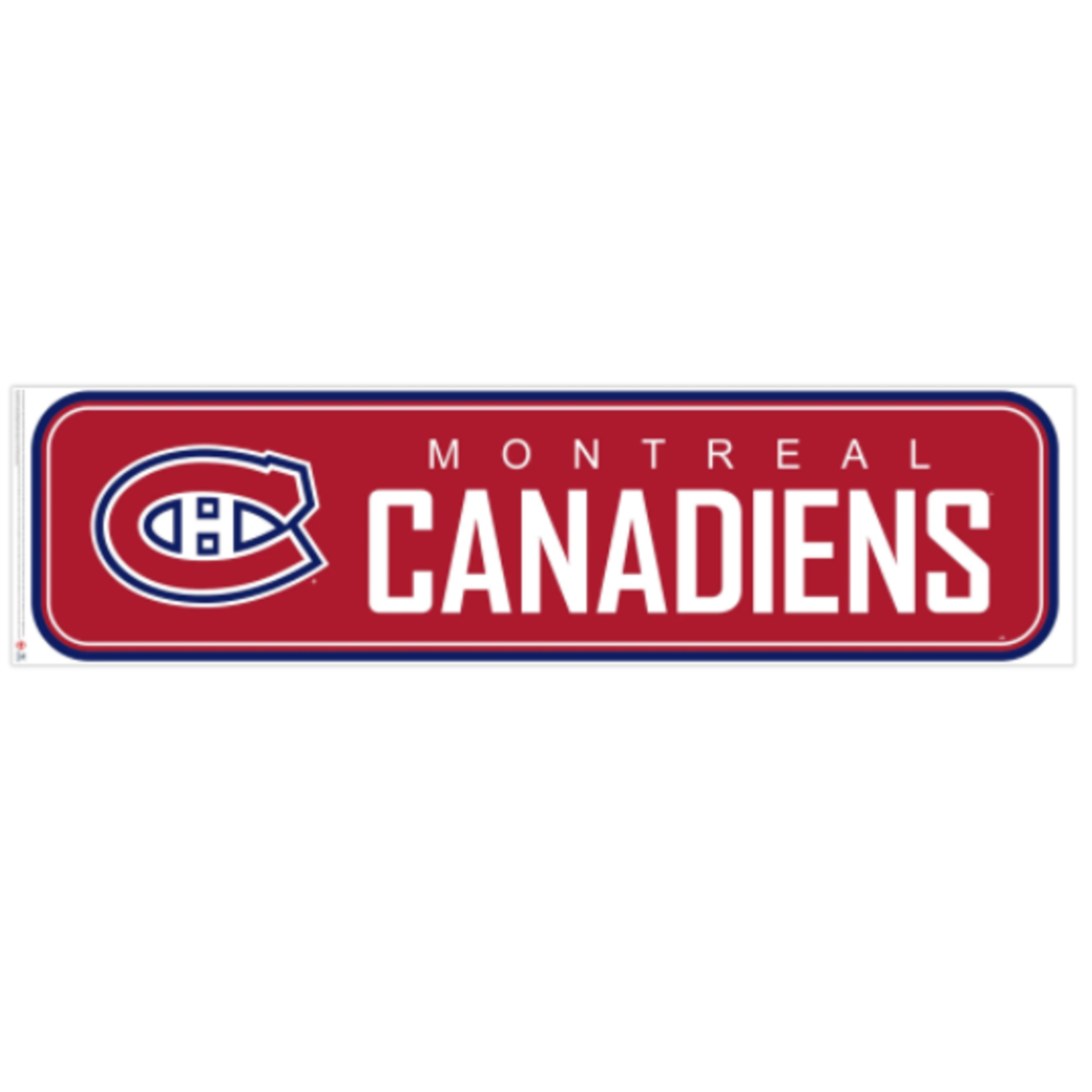 ACDC0661 MONTREAL CANADIENS WALL SIGN - 22 ROUND DISTRESSED