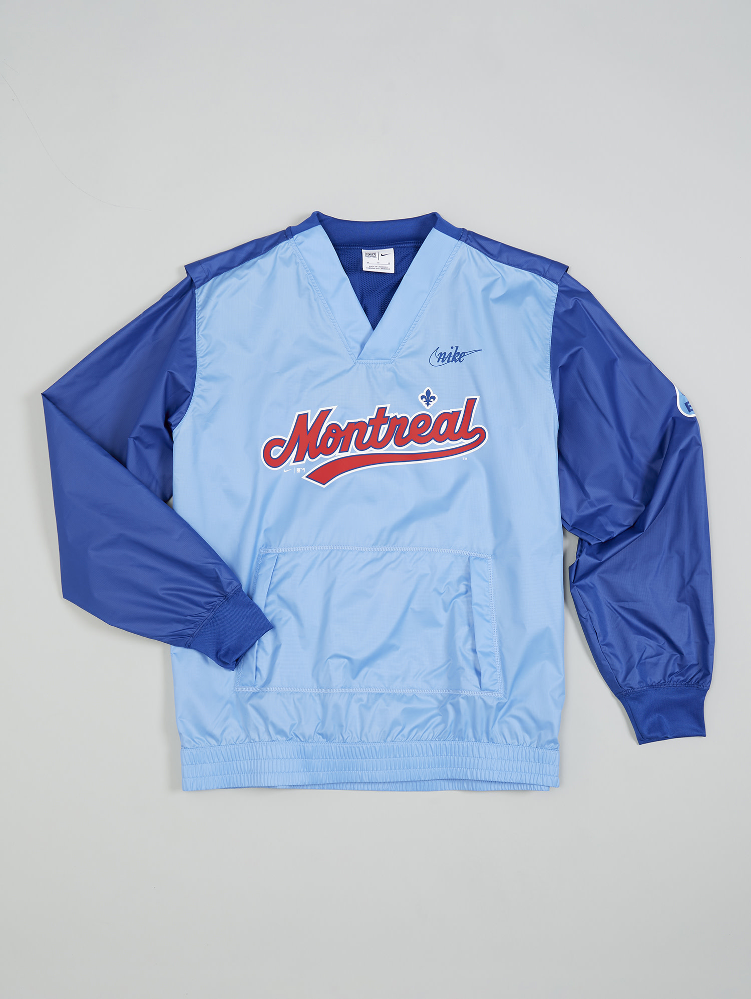 MHPE0001 MANTEAU COOPERSTOWN V-NECK PULLOVER EXPOS - Tricolore Sports