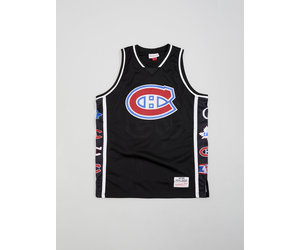 Mitchell & Ness Montreal Canadiens Logo History Basketball Jersey