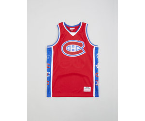 Mitchell & Ness Montreal Canadiens Logo History Basketball Jersey