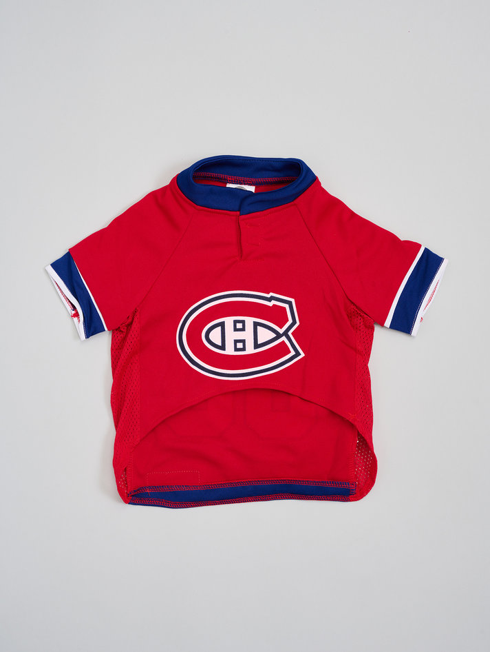 ACDC0711 COLLIER DES CANADIENS POUR CHIEN Tricolore Sports