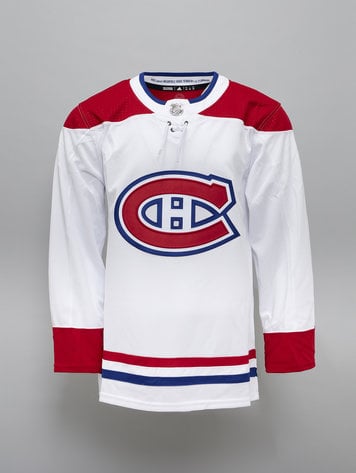 MONTREAL CANADIENS ADIDAS ADIZERO NHL AUTHENTIC PRO HOME - WHITE - BLANK  JERSEY