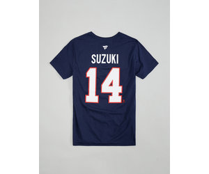 THJC0314 T-SHIRT JOUEUR 14 SUZUKI FANATICS - Tricolore Sports