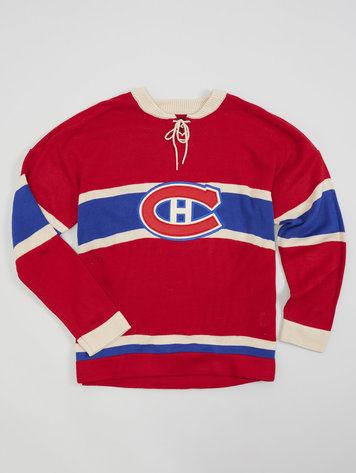 Montreal Canadiens Women's lulu Scuba Half-Zip Hoodie - Tricolore Sports