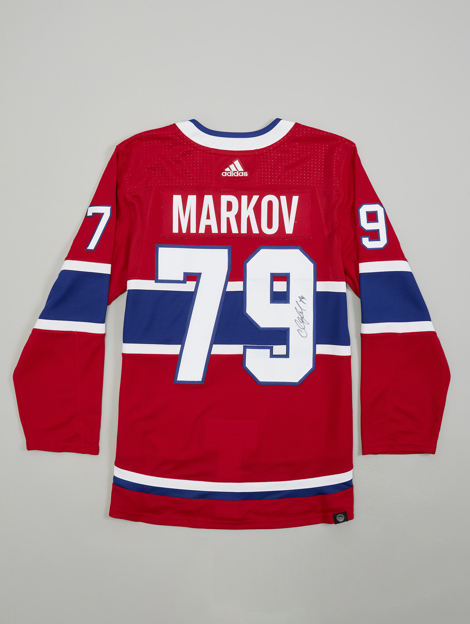 Men's NHL Montreal Canadiens Nick Suzuki Adidas Primegreen Reverse