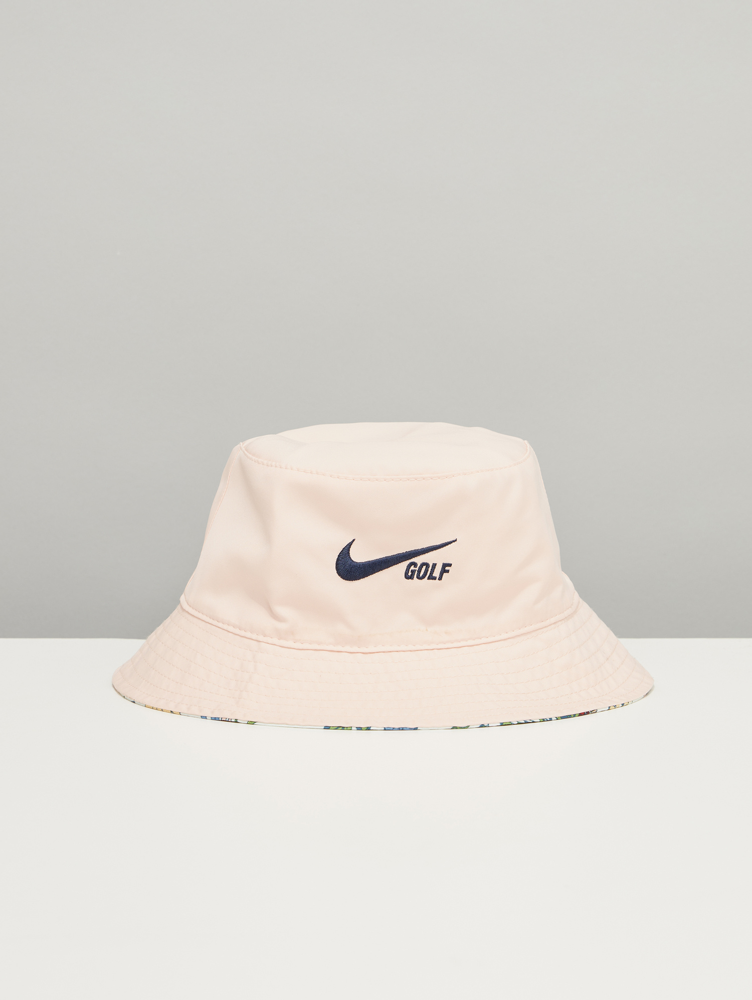 Pink Nike Flowery Reversible Canadiens Bucket Hat - Tricolore Sports