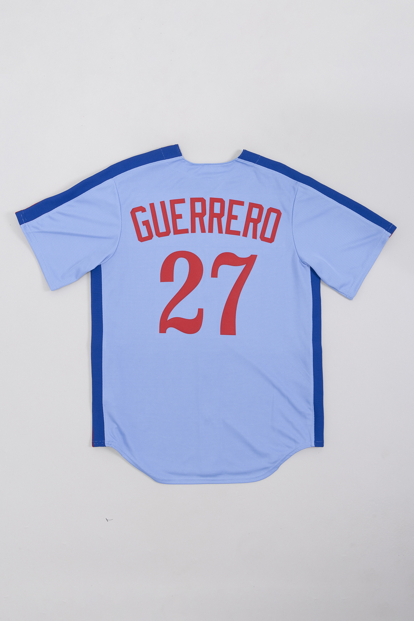 Vladimir Guerrero #27 Montreal Expos Patch Grey Jersey size 56