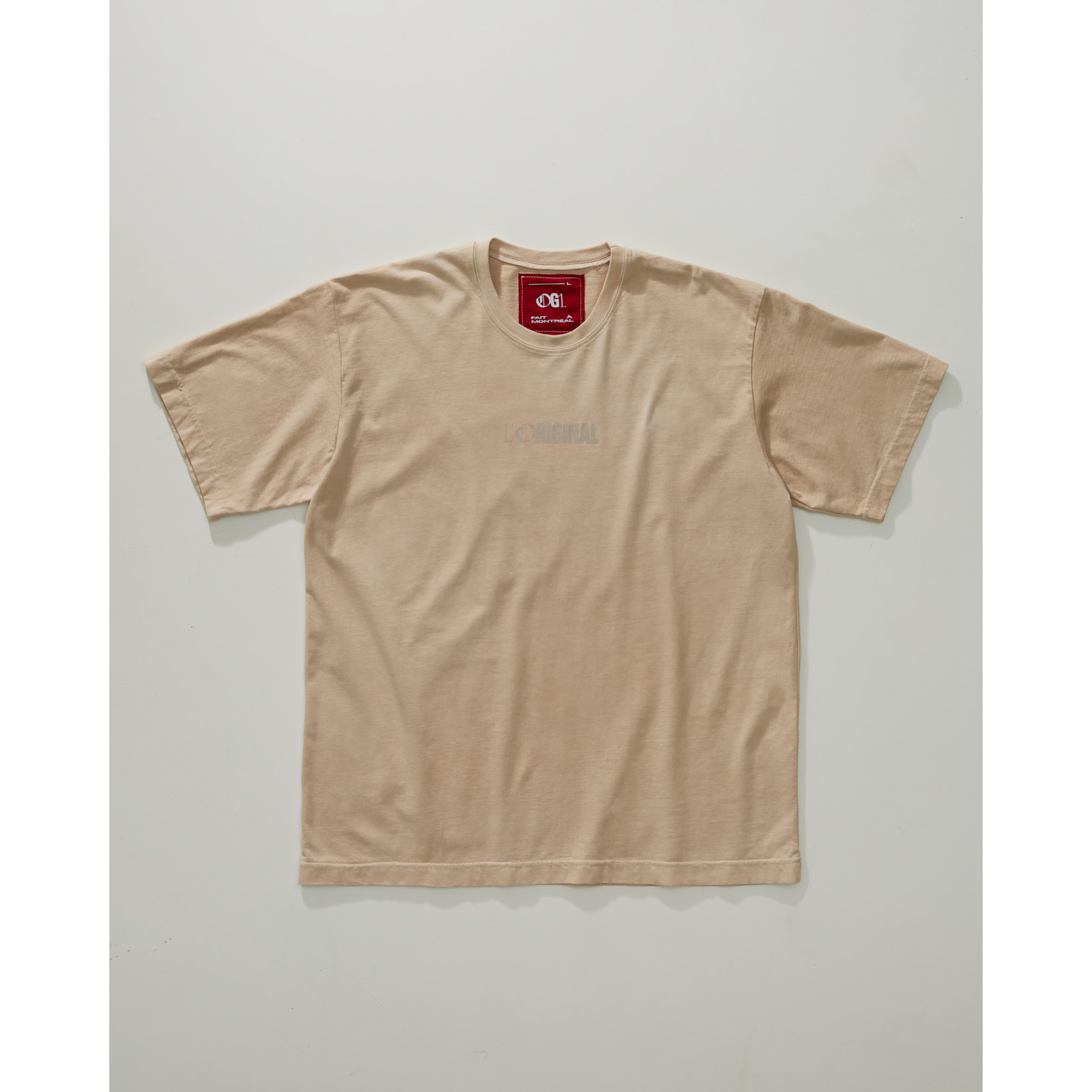 The Essentials Collection Coffee Dyed Classic T-Shirt - Tricolore
