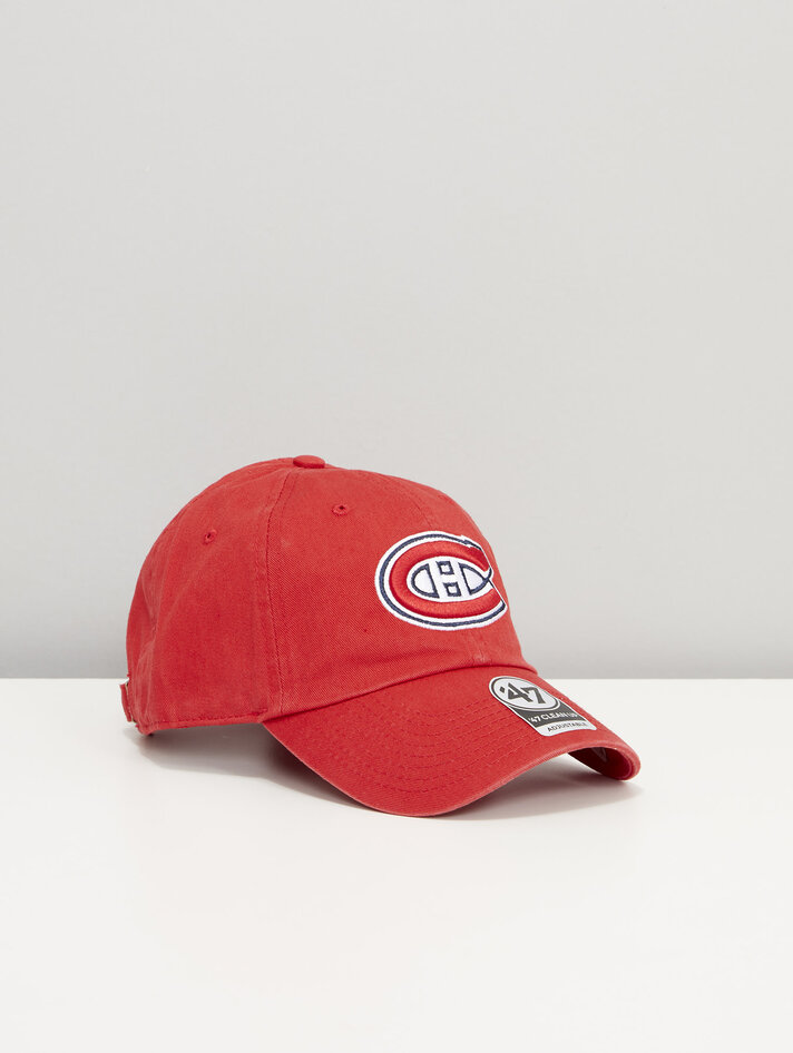 Montreal Canadiens NHL 47 Brand Men's Tri-Line MVP Adjustable Hat