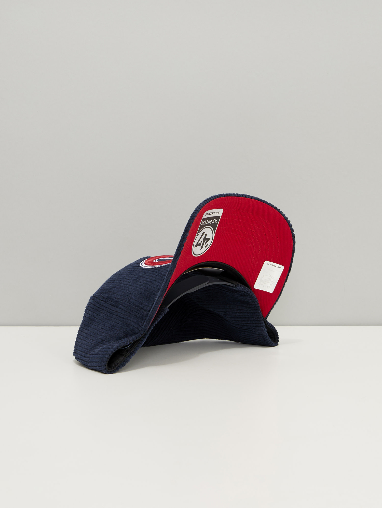 1945-46 Logo 47' Montreal Canadiens Corduroy Cap - Tricolore Sports