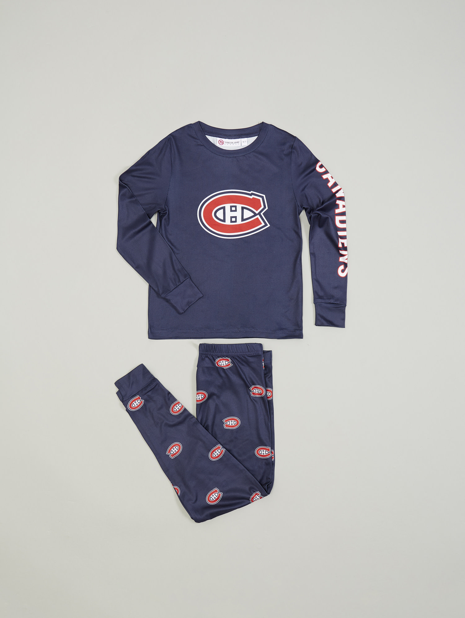 Montreal Canadiens Kids Combine Pyjama Tricolore Sports