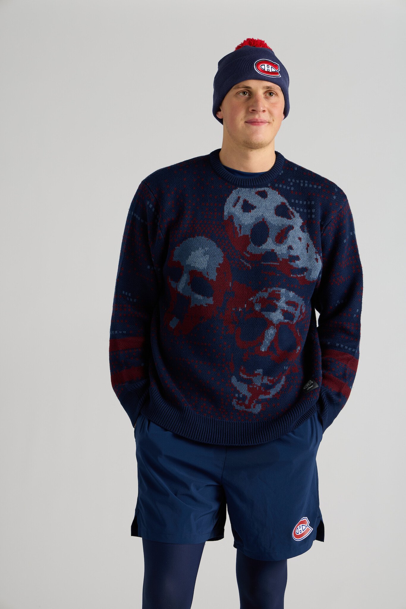 Goalie Knit Sweater - Tricolore Sports