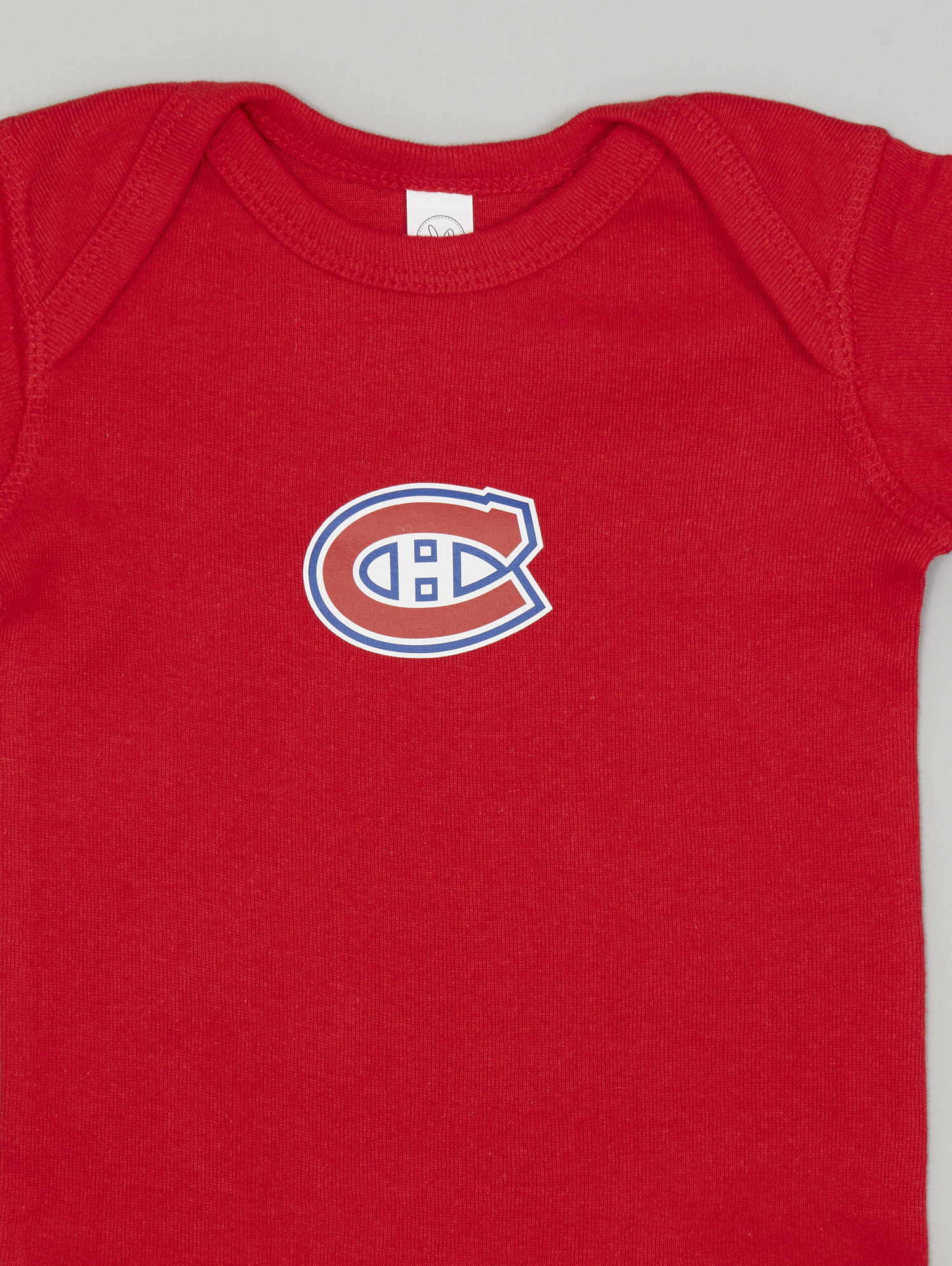 Canadiens Red Traditionnel Logo Onesie Tricolore Sports