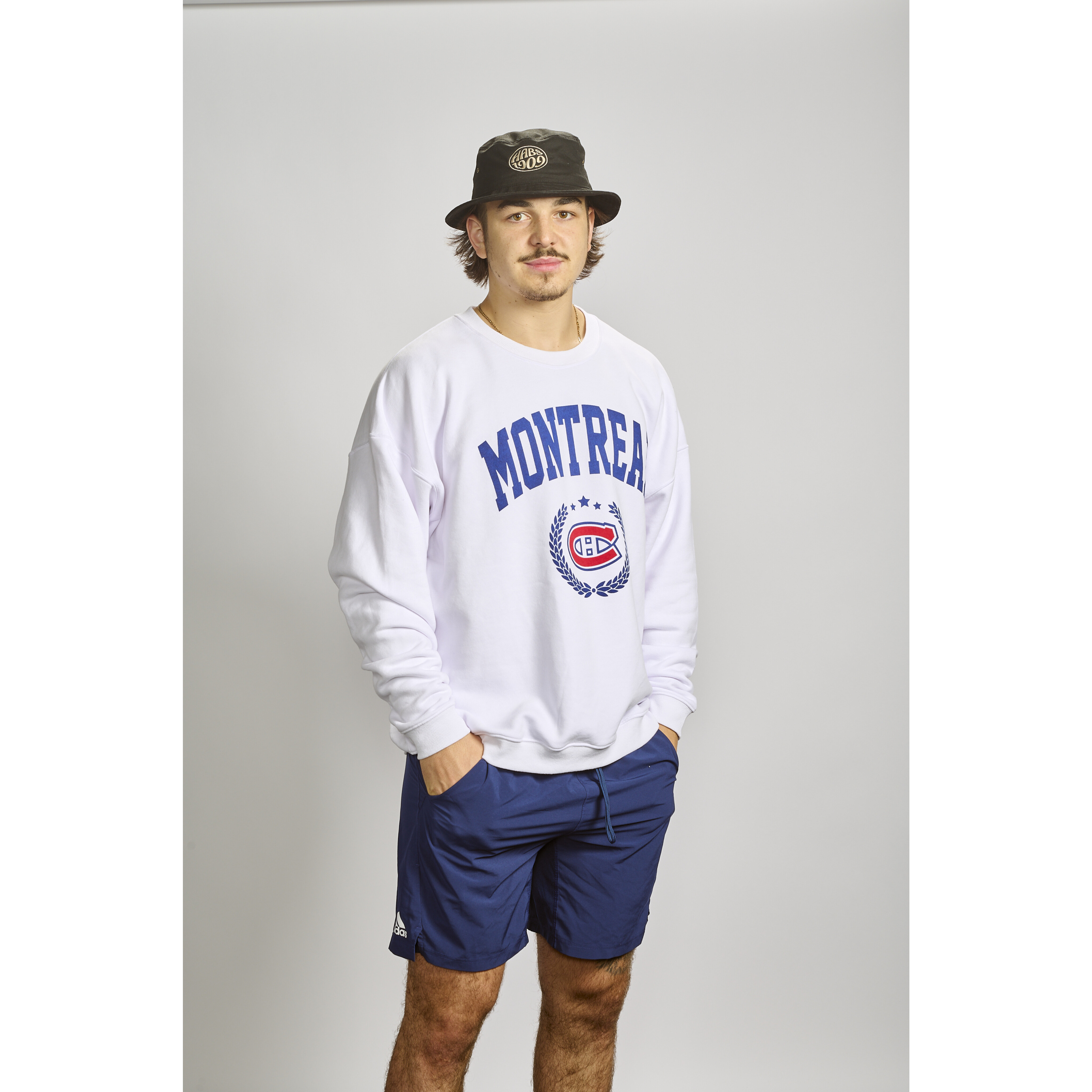 Tricolore Sports Black 1909 Embroidered Canadiens Bucket Hat