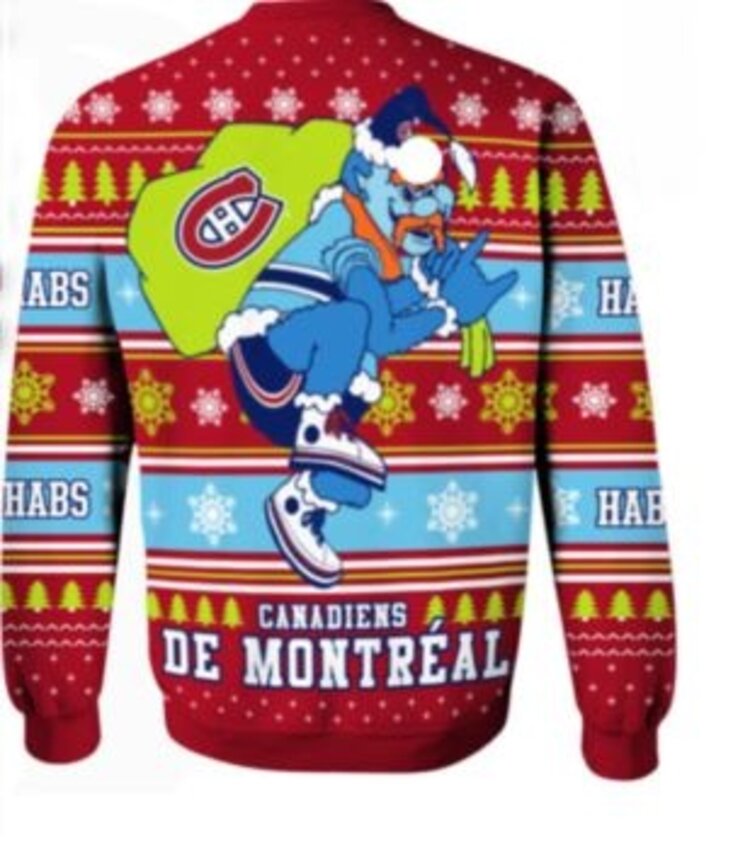 Tricolore Sports Montreal Canadiens 2023 Ugly Christmas Sweater