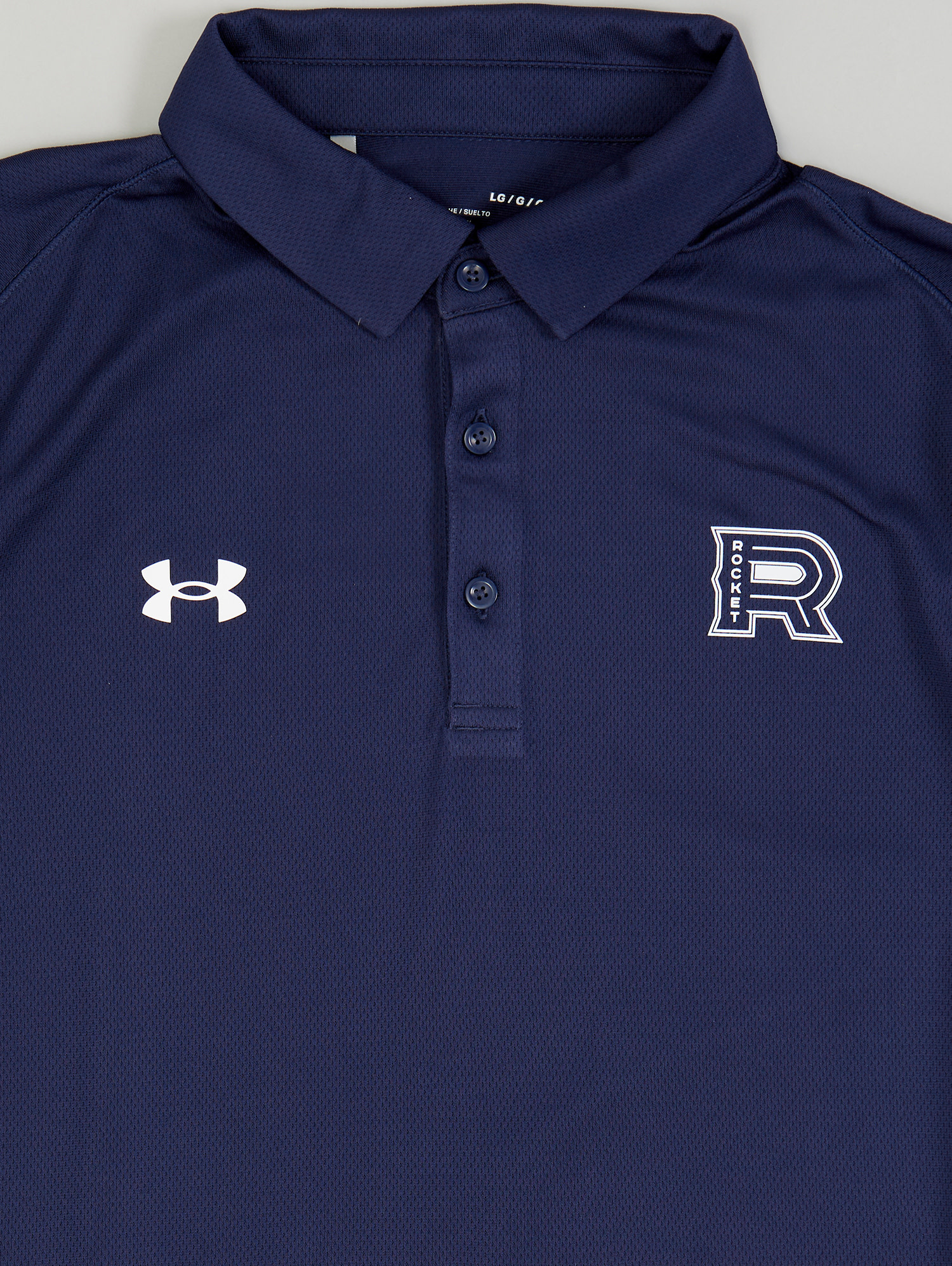 Laval Rocket Under Armour Navy Blue Polo - Tricolore Sports