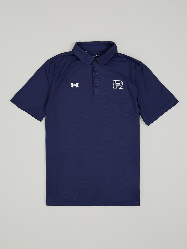 Navy blue clearance under armour polo