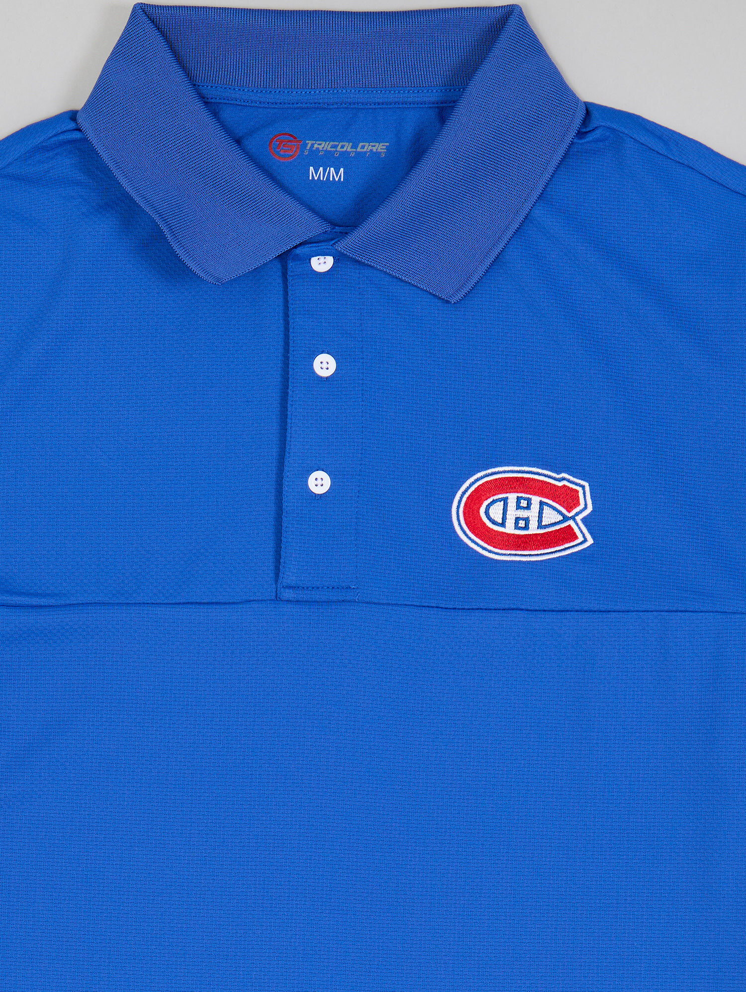 Polo bleu des Canadiens de Montréal Club de Hockey des Canadiens