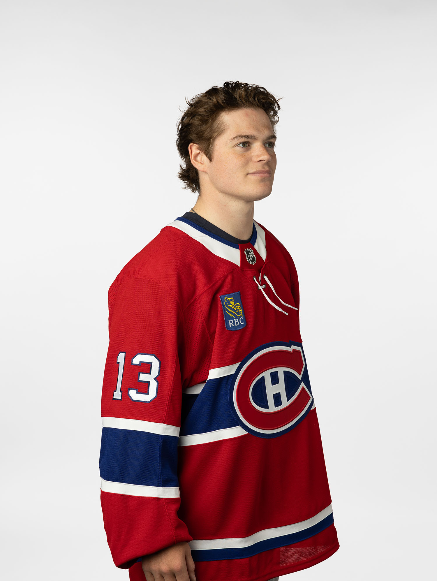 Canadiens Embroidered 13 Cole Caufield Authentic Pro Home Jersey Tricolore Sports