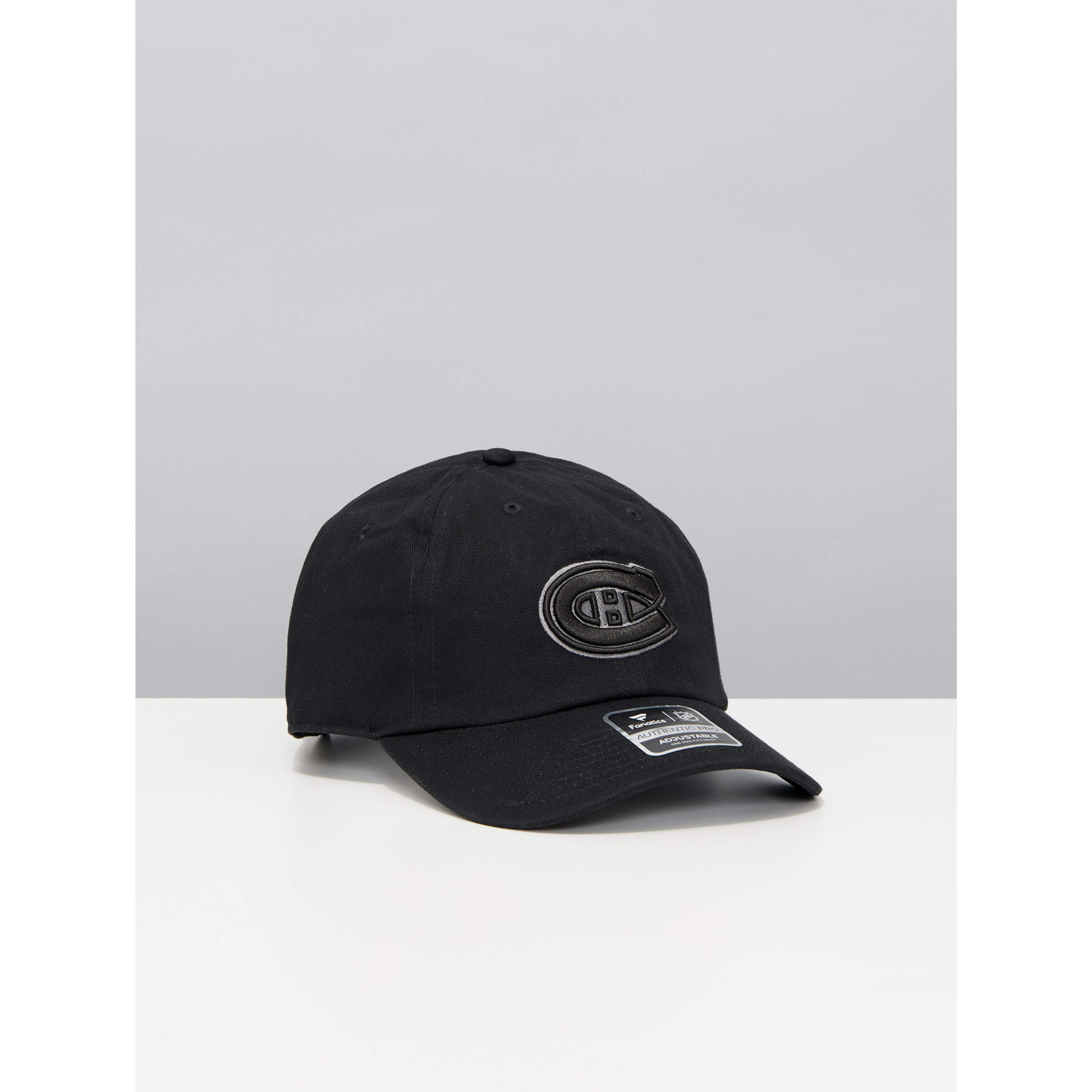 Montreal Canadiens AP24 Black Tonal Unstructured Adjustable Cap Tricolore Sports