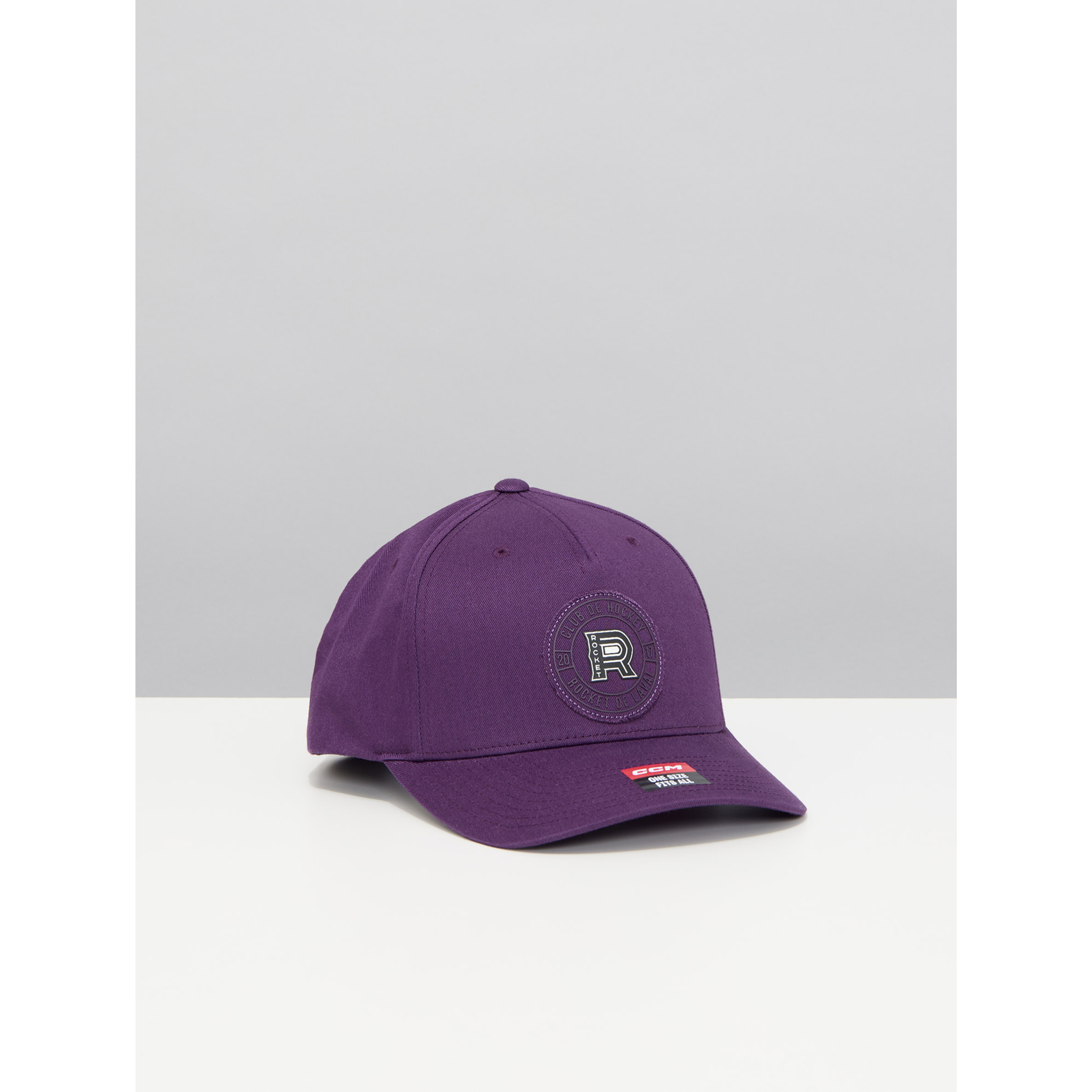 Laval Rocket Violet Centered Logo Cap - Tricolore Sports