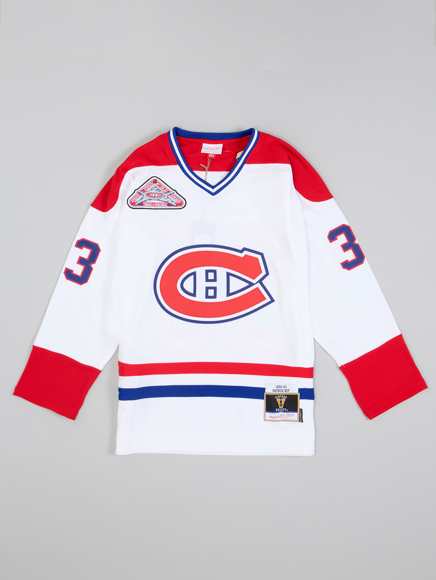 Montreal Canadiens Patrick Roy 1992-93 Vintage Jersey Montreal Canadiens Patrick Roy 1992-93 Vintage Jersey
