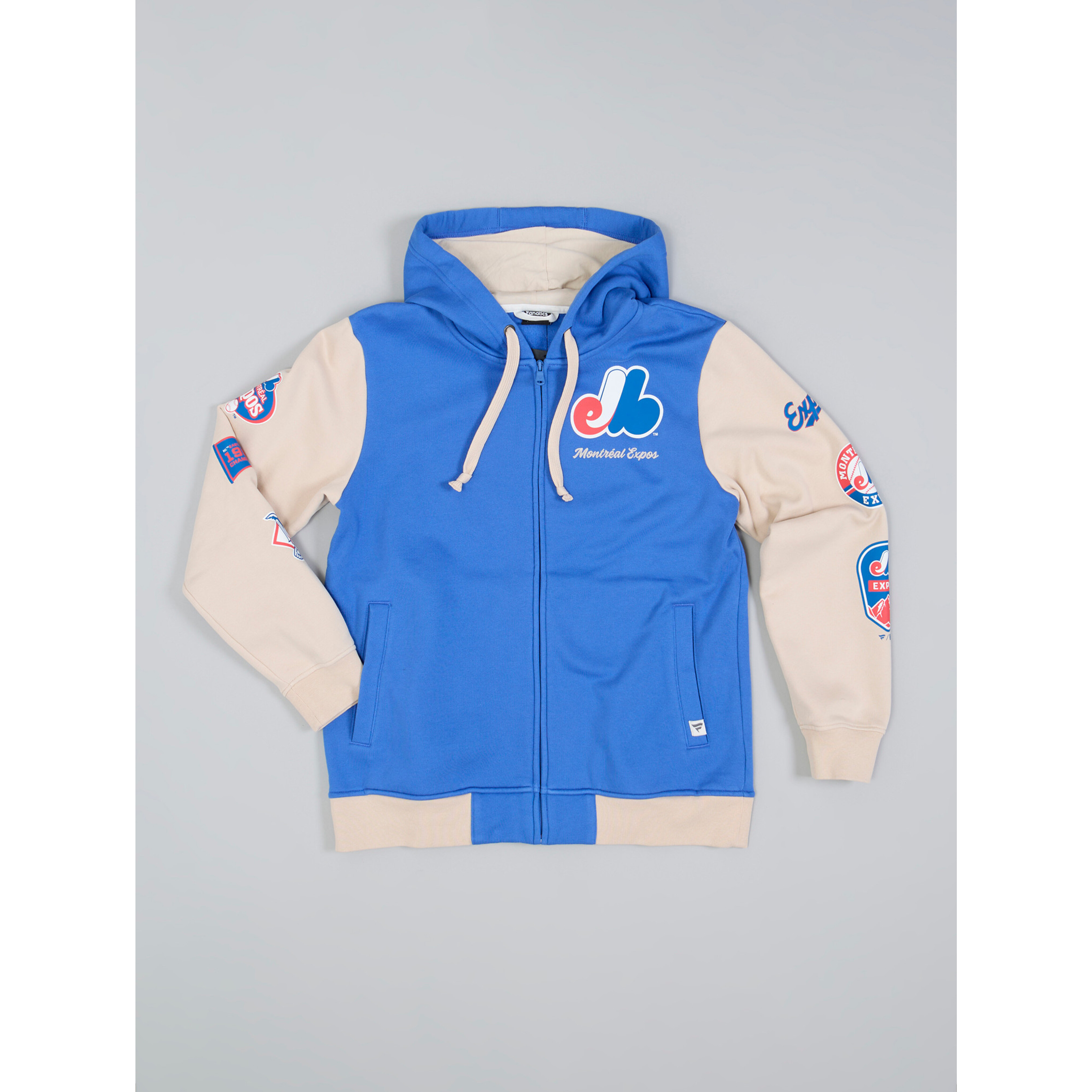Montreal Expos Multi-Graphic Full-Zip Vest - Tricolore Sports