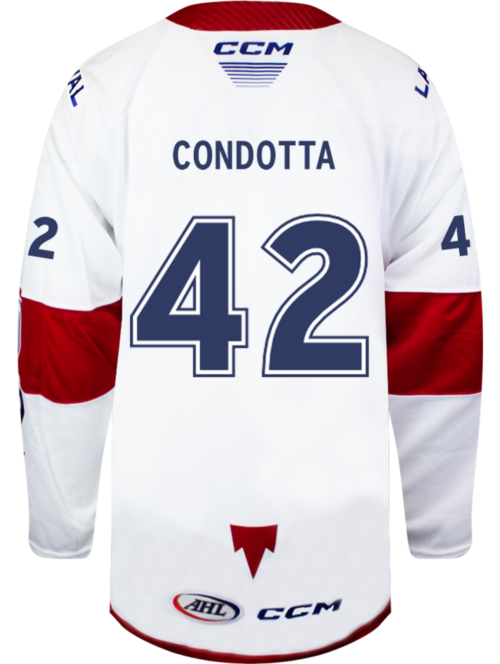 Laval Rocket Heat Sealed Quicklite White Jersey - #64 David