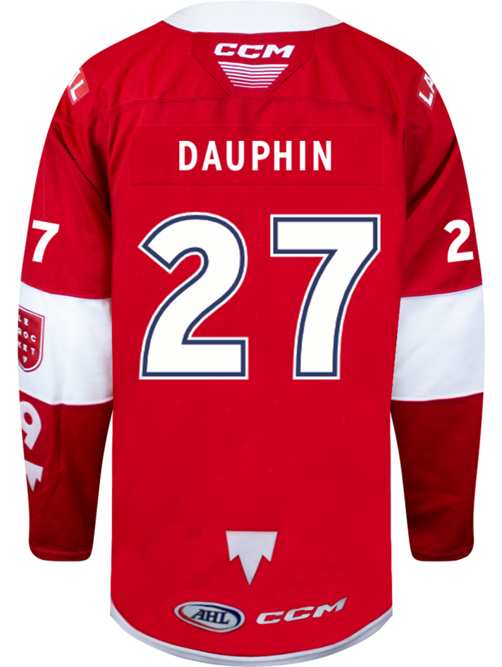 Laval Rocket Heat Sealed Quicklite Red Jersey - #63 Florian Xhekaj