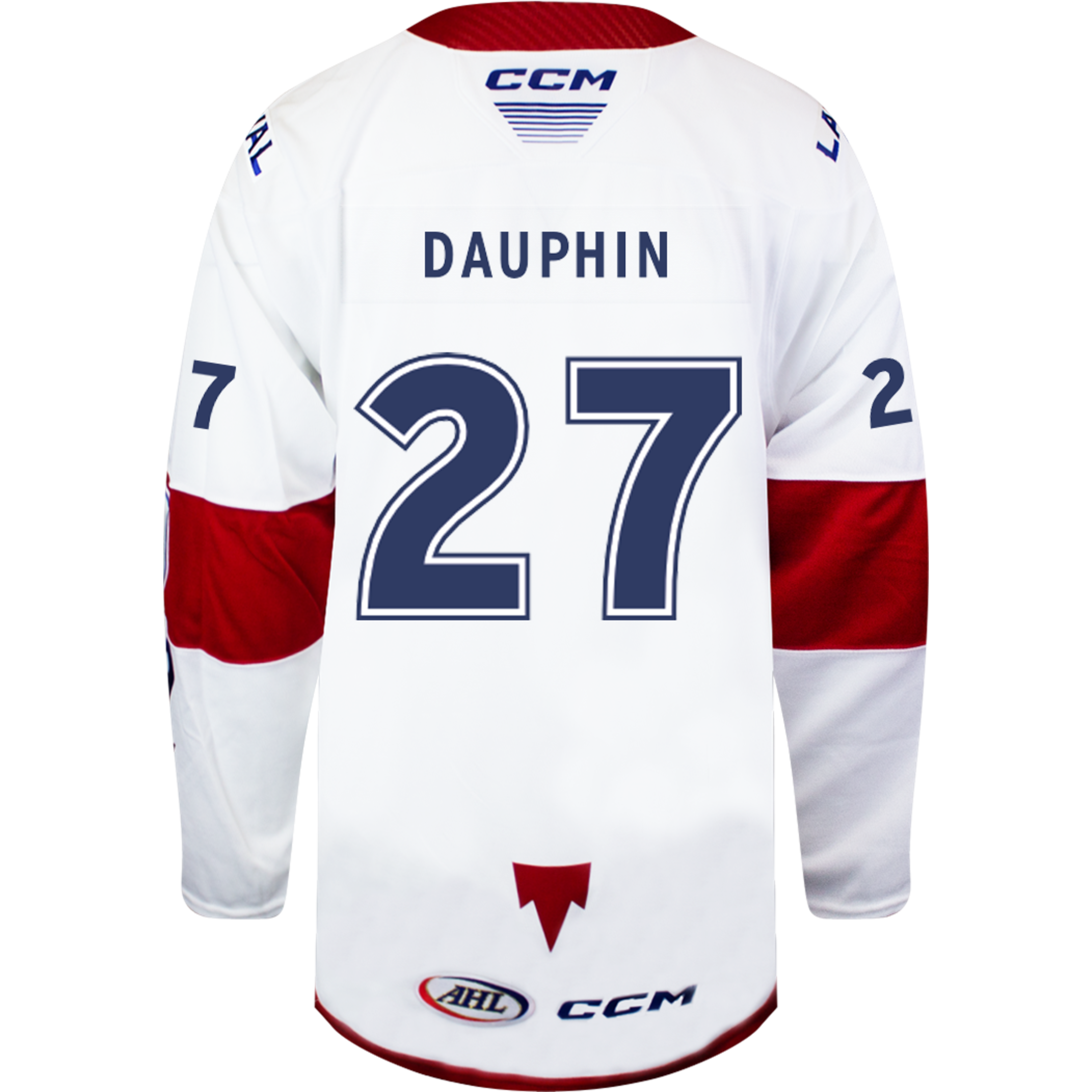 Laval Rocket Heat Sealed Quicklite White Jersey - #27 Laurent