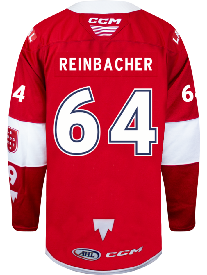 Laval Rocket Heat Sealed Quicklite Red Jersey - #63 Florian Xhekaj