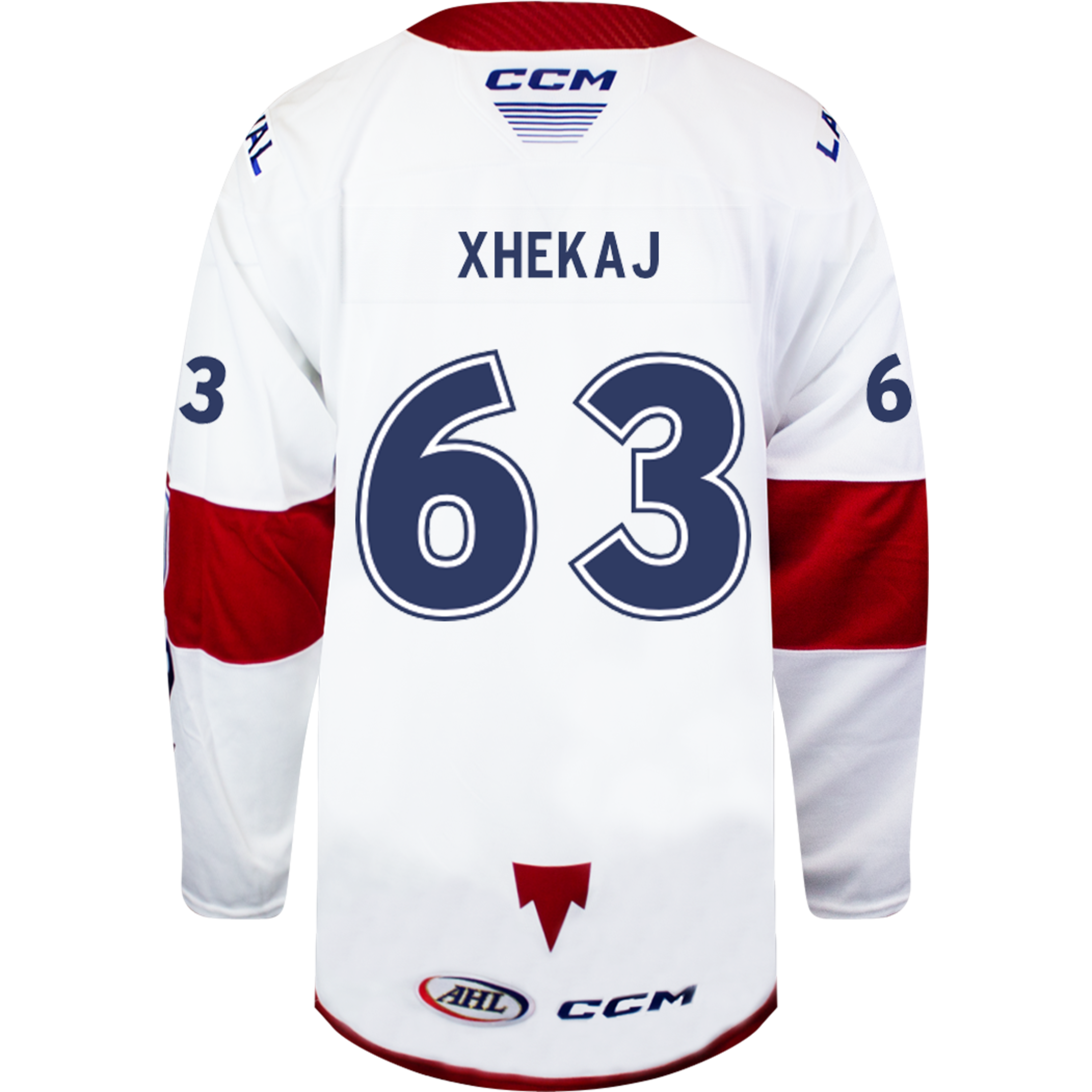 Laval Rocket Heat Sealed Quicklite White Jersey - #63 Florian